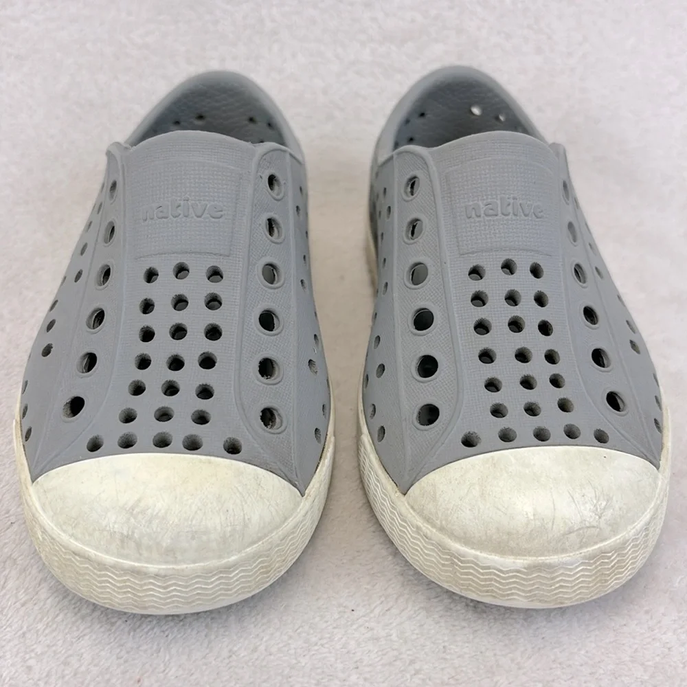 NATIVE Jefferson Slipon Shoes Gray Toddler Size C7